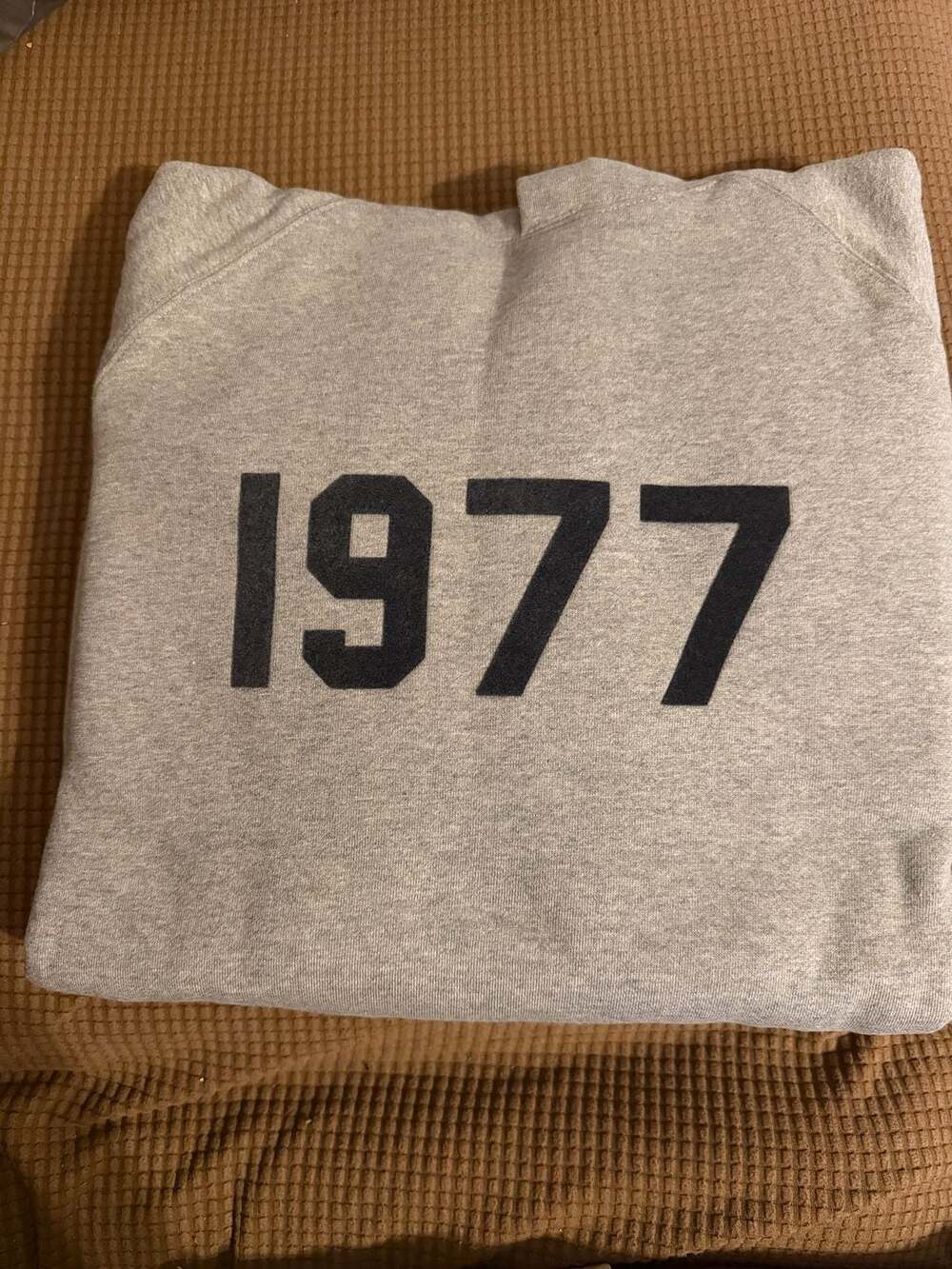 Essentials 1977 Dark Oatmeal Knit Hoodie – Sports Connection,